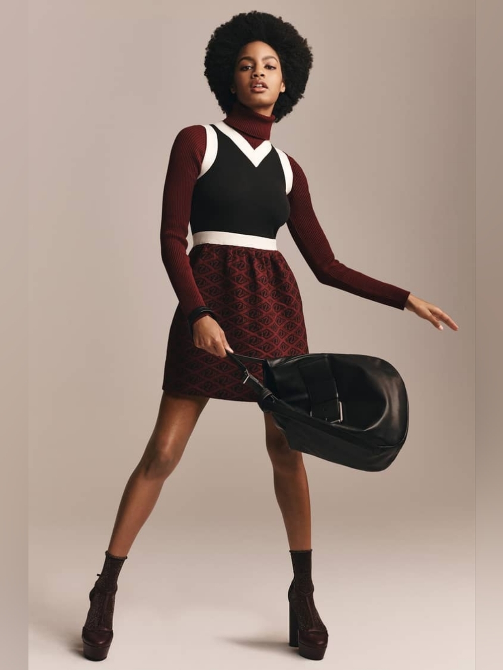 Zendaya x Tommy Hilfiger Vintage Vibes Sweater Dress - Once Owned By HOPESCOPE